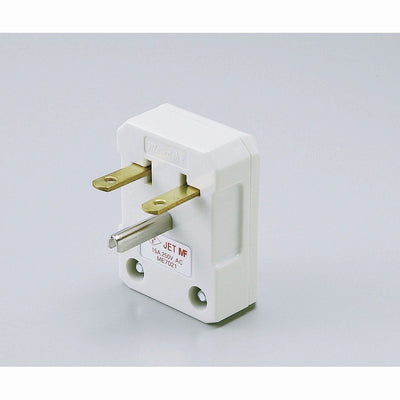 朝日電器（ELPA）　接地L型プラグ 単相200V用 15A 250V　【品番：ME-7021H】