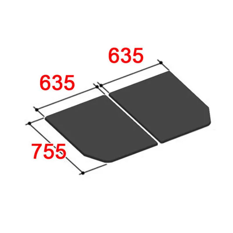 LIXIL（INAX）　薄型保温組フタ　レザー調ブラック　【品番：YFK-1376B（6）-D4/K】