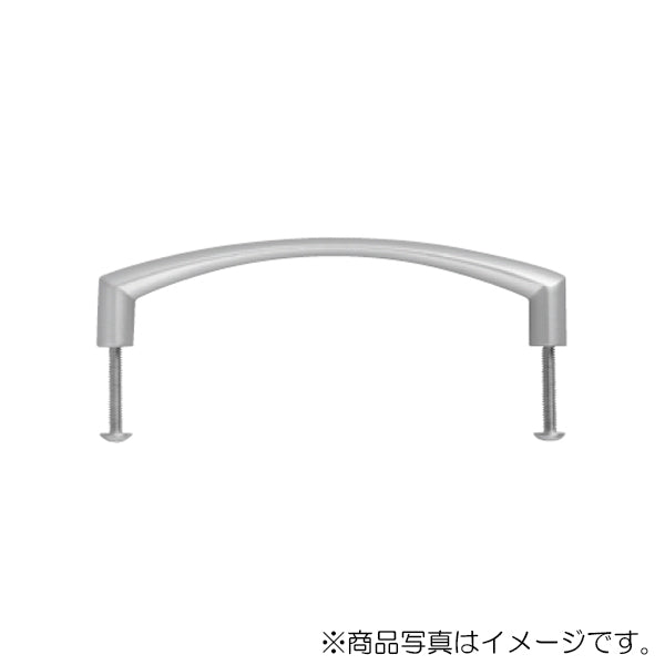 【メール便対応】LIXIL（トステム）　クローゼットドア 把手 アーチ型 シャインニッケル　【品番：BD-KBA-MAFZ】