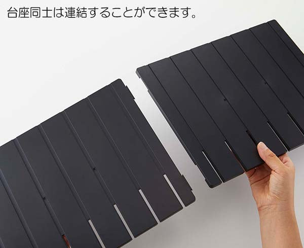 山崎実業 バッグ収納スタンド スマート 2個組 ブラック 4903208049573 【品番：04957】●