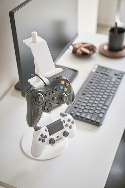 山崎実業 ゲームコントローラー収納ラック スマート ホワイト 4903208050883 【品番：05088】●