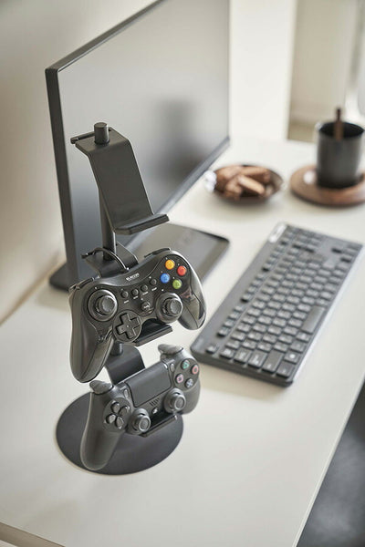 山崎実業 ゲームコントローラー収納ラック スマート ブラック 4903208050890 【品番：05089】