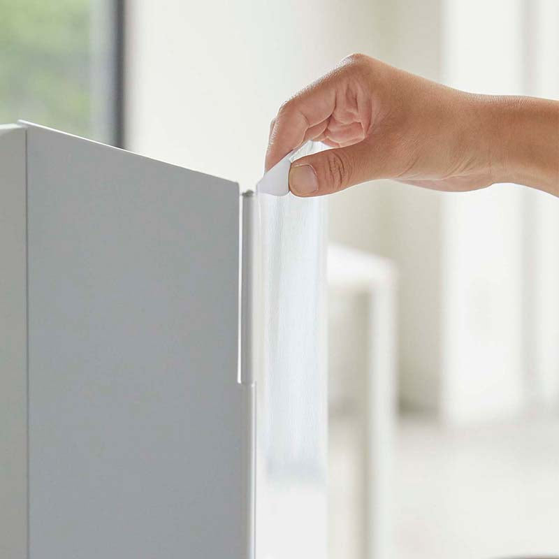 山崎実業 伸縮レンジガード タワー ホワイト 4903208049740 【品番：04974】●