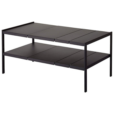 山崎実業 伸縮シンク下ラック 2段 タワー D40 ブラック 4903208049511 【品番：04951】●