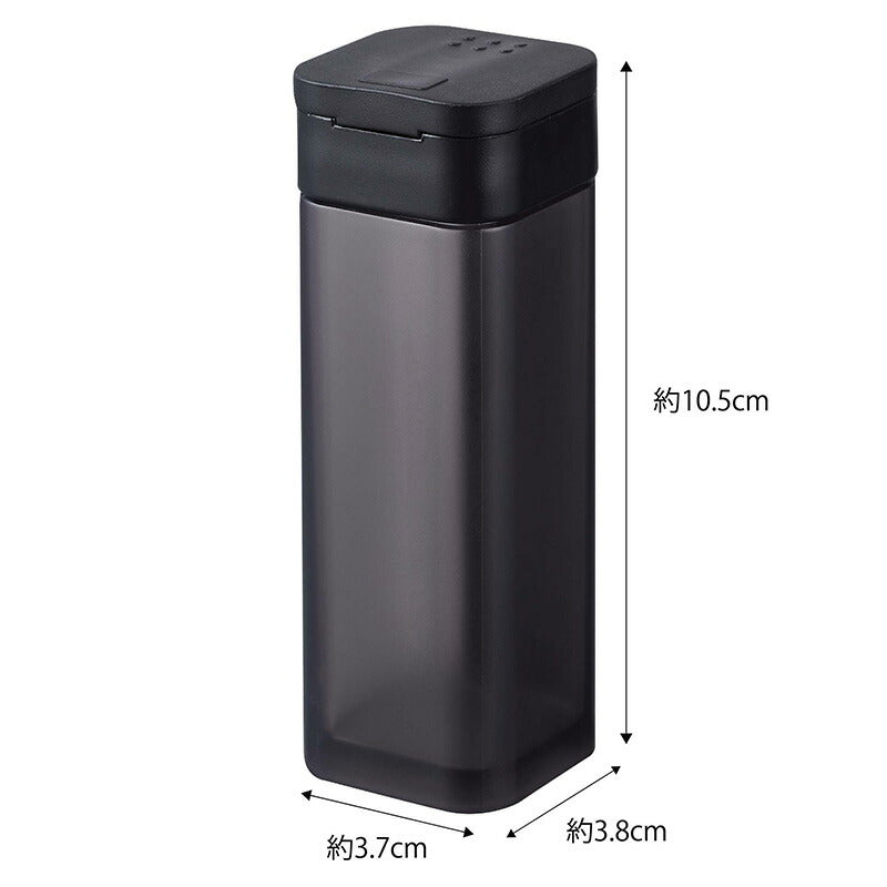 山崎実業 マグネットスパイスボトル タワー ブラック 4903208048149 【品番：04814】