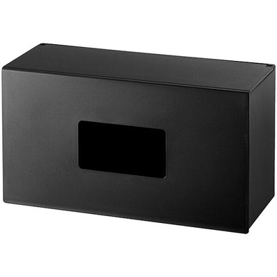 山崎実業 前から開くマグネットボックスホルダー タワー L ブラック 4903208050678 【品番：05067】