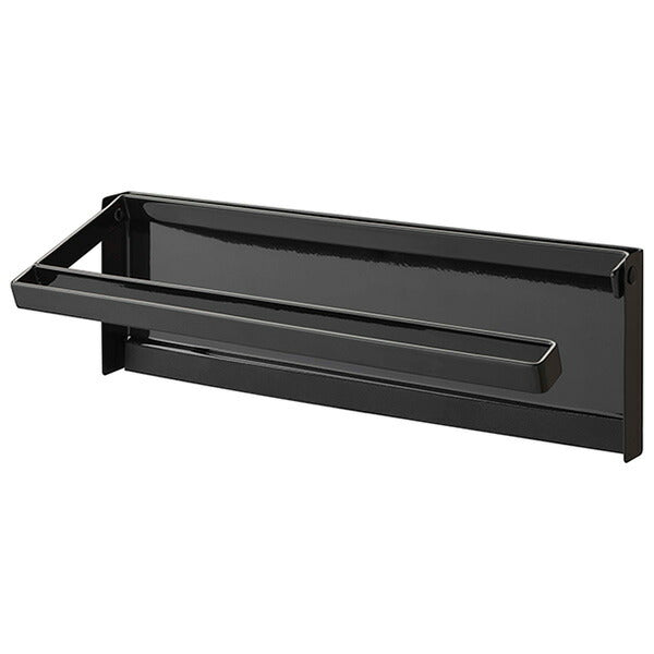 山崎実業 片手でカットマグネットキッチンペーパーホルダー タワー ブラック 4903208049429 【品番：04942】●