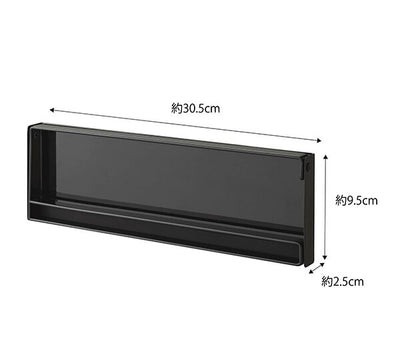 山崎実業 片手でカットマグネットキッチンペーパーホルダー タワー ブラック 4903208049429 【品番：04942】●
