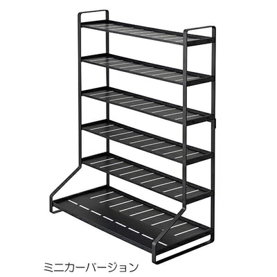 山崎実業 ミニカー&レールトイラック タワー ブラック 4903208050197 【品番：05019】●
