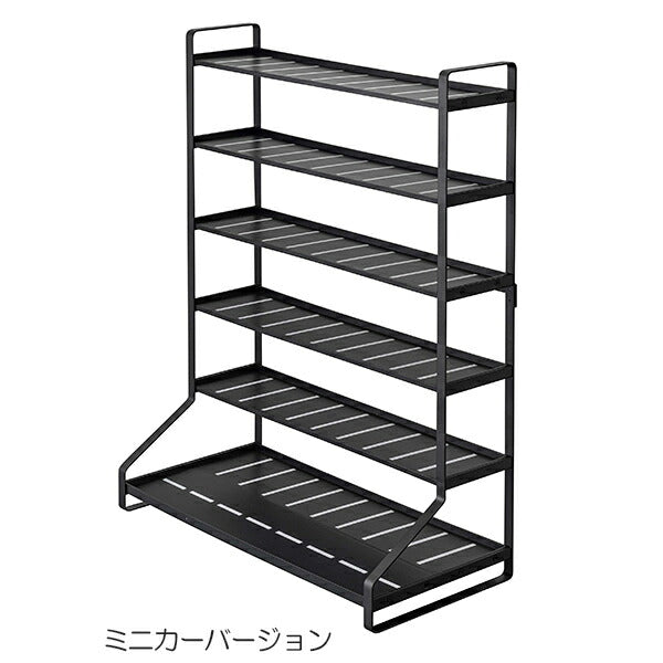 山崎実業 ミニカー&レールトイラック タワー ブラック 4903208050197 【品番：05019】●