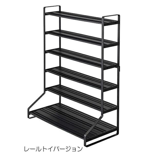山崎実業 ミニカー&レールトイラック タワー ブラック 4903208050197 【品番：05019】●