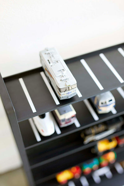 山崎実業 ミニカー&レールトイラック タワー ブラック 4903208050197 【品番：05019】●