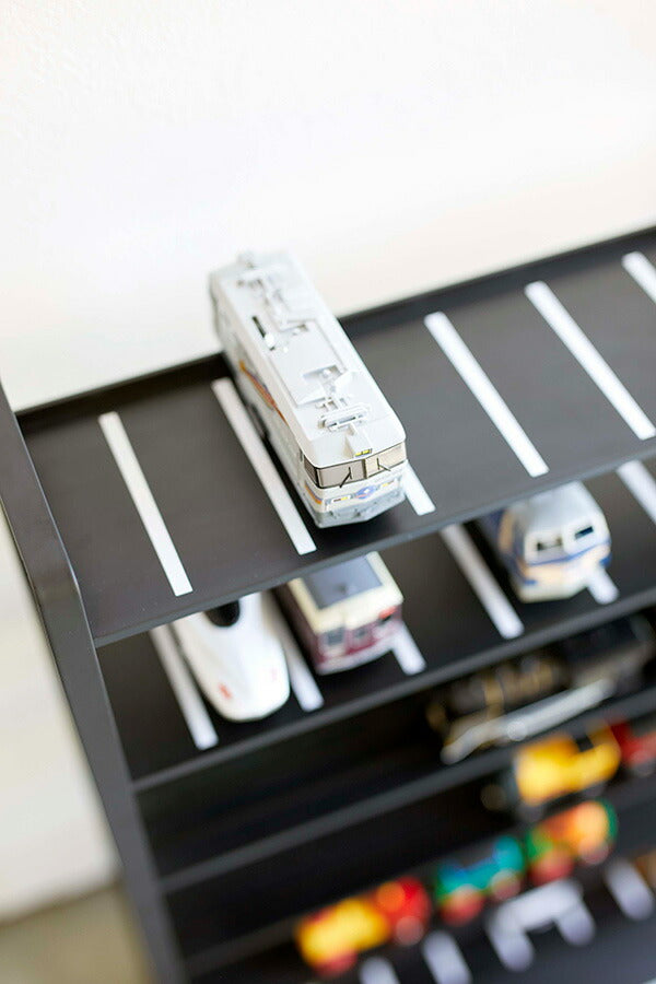 山崎実業 ミニカー&レールトイラック タワー ブラック 4903208050197 【品番：05019】●