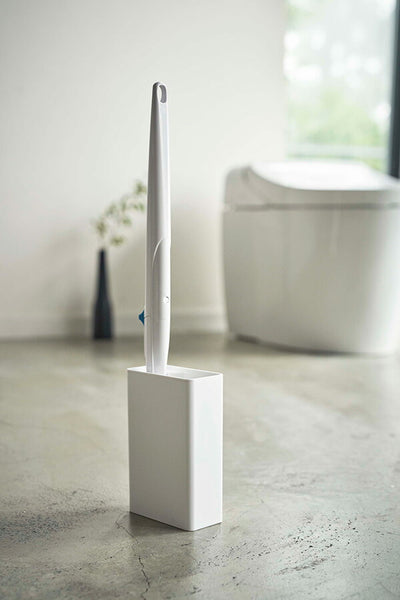 山崎実業 流せるトイレブラシスタンド タワー ホワイト 4903208048552 【品番：04855】