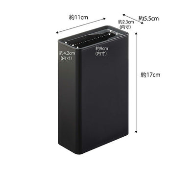 山崎実業 流せるトイレブラシスタンド タワー ブラック 4903208048569 【品番：04856】●