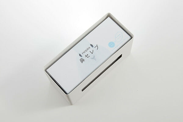 山崎実業 両面ティッシュケース リン ナチュラル 4903208047661 【品番：04766】●