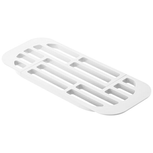 山崎実業 伸縮水切りラック アクア ホワイト 4903208028950 【品番：02895】