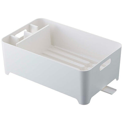 山崎実業 水切りバスケット アクア ホワイト 4903208026307 【品番：02630】