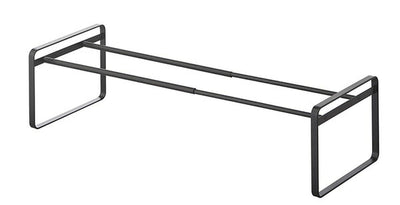 山崎実業 伸縮シューズラック フレーム ブラック 4903208072106 【品番：07210】