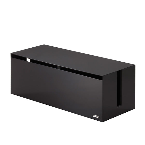 山崎実業 ケーブルボックス ウェブ L ブラウン 4903208027083 【品番：02708】●