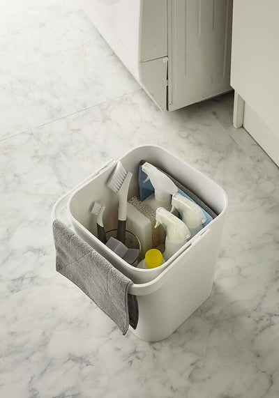 山崎実業 フタ付バケツ タワー 12L ホワイト 4903208042086 【品番：04208】●