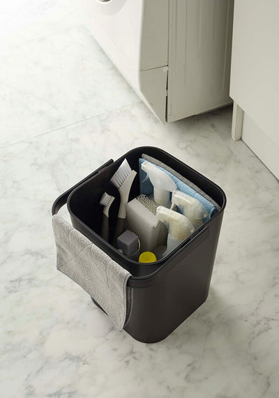 山崎実業 フタ付バケツ タワー 12L ブラック 4903208042093 【品番：04209】●