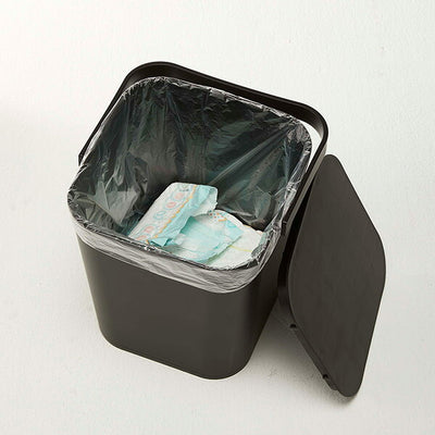 山崎実業 フタ付バケツ タワー 12L ブラック 4903208042093 【品番：04209】●