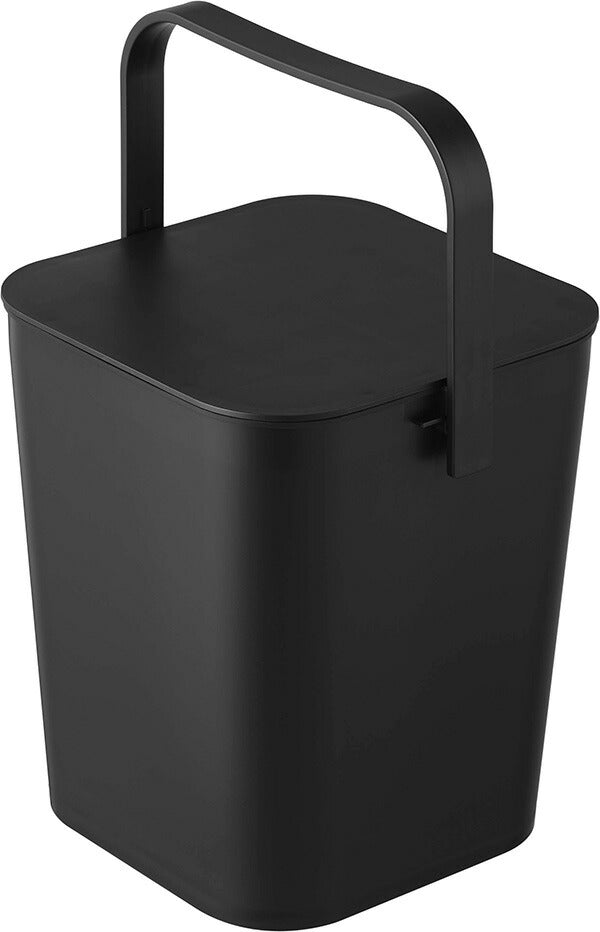 山崎実業 フタ付バケツ タワー 12L ブラック 4903208042093 【品番：04209】●