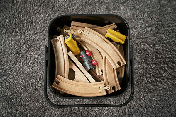 山崎実業 フタ付バケツ タワー 12L ブラック 4903208042093 【品番：04209】●