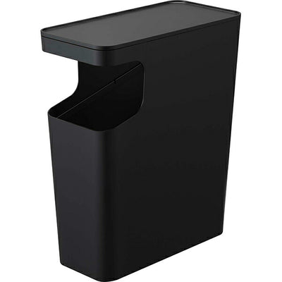 山崎実業 ダストボックス&サイドテーブル タワー ブラック 4903208039895 【品番：03989】●