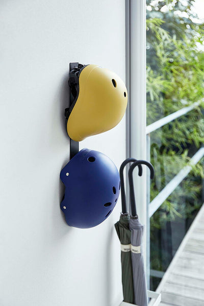 山崎実業 マグネットキッズヘルメットフック タワー ブラック 4903208047289 【品番：04728】●