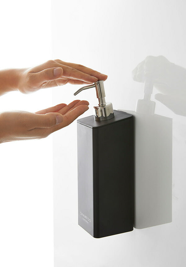 山崎実業 マグネットツーウェイディスペンサー タワー シャンプー ブラック 4903208042598 【品番：04259】