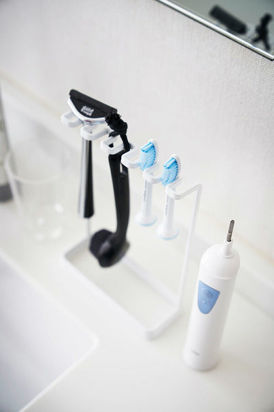 山崎実業 歯ブラシスタンド タワー 5連 ホワイト 4903208046985 【品番：04698】●