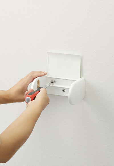 山崎実業 トイレットペーパーホルダー上ラック タワー ホワイト 4903208043922 【品番：04392】