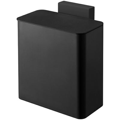 山崎実業 マグネット&シンク扉ゴミ箱 タワー ブラック 4903208042697 【品番：04269】