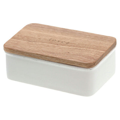 山崎実業 バターケース トスカ ホワイト 4903208039260 【品番：03926】●
