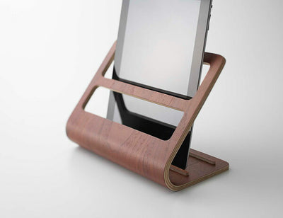 山崎実業 タブレット&リモコンラック リン ブラウン 4903208073240 【品番：07324】