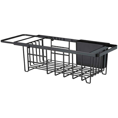 山崎実業 伸縮水切りワイヤーバスケット タワー ブラック 4903208034937 【品番：03493】