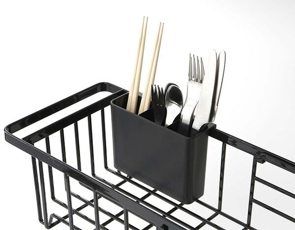 山崎実業 伸縮水切りワイヤーバスケット タワー ブラック 4903208034937 【品番：03493】