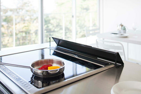 山崎実業 排気口カバー タワー ブラック 4903208024556 【品番：02455】