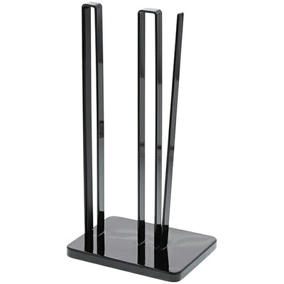 山崎実業 片手で切れるキッチンペーパーホルダー タワー ブラック 4903208032629 【品番：03262】●