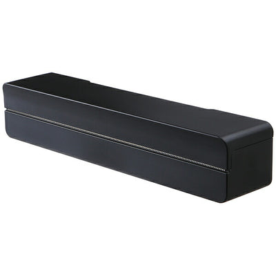 山崎実業 マグネットラップケース タワー S ブラック 4903208032469 【品番：03246】
