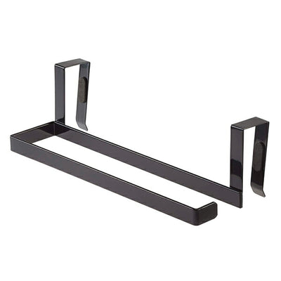 山崎実業 キッチンペーパー&タオルハンガー タワー ブラック 4903208075145 【品番：07514】