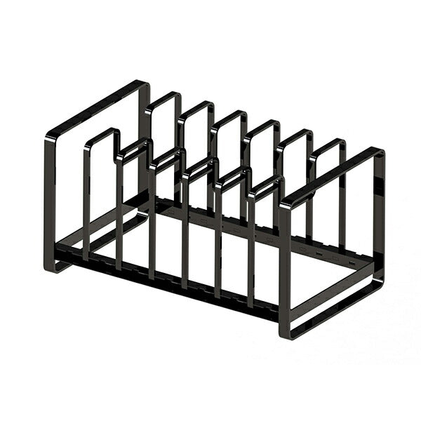山崎実業 シンク下 フライパン&鍋蓋スタンド タワー ブラック 4903208022811 【品番：02281】