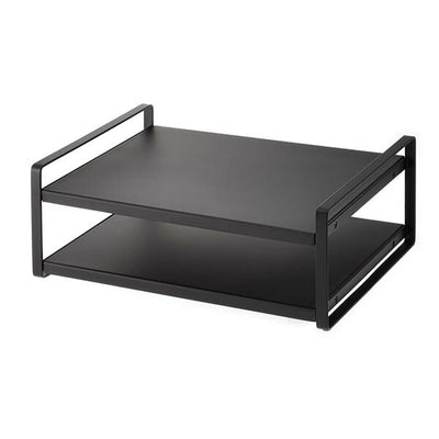 山崎実業 レンジ上ラック タワー ブラック 4903208079396 【品番：07939】●
