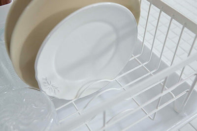 山崎実業 水切りバスケット トスカ ホワイト 4903208031073 【品番：03107】