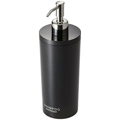 山崎実業 ツーウェイディスペンサー タワー ラウンド シャンプー ブラック 4903208029292 【品番：02929】