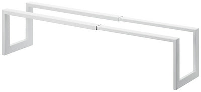 山崎実業 伸縮シューズラック ライン 1段 ホワイト 4903208031882 【品番：03188】●