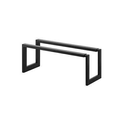山崎実業 伸縮シューズラック ライン 1段 ブラック 4903208031899 【品番：03189】