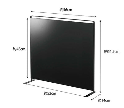 山崎実業 キッチン自立式スチールパネル タワー 縦型 ブラック 4903208051255 【品番：05125】●